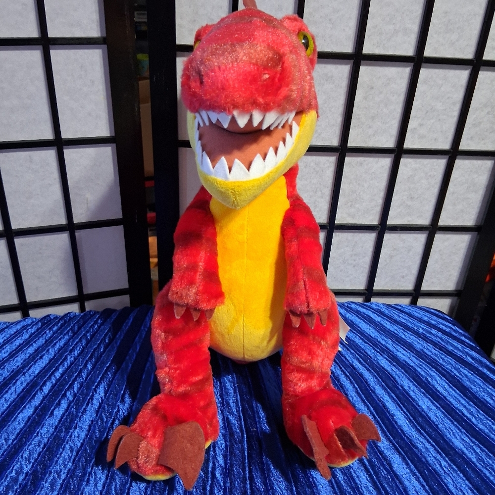 Red Raptor Stuffed Animal / Build-A-Bear - Picture 7 of 14